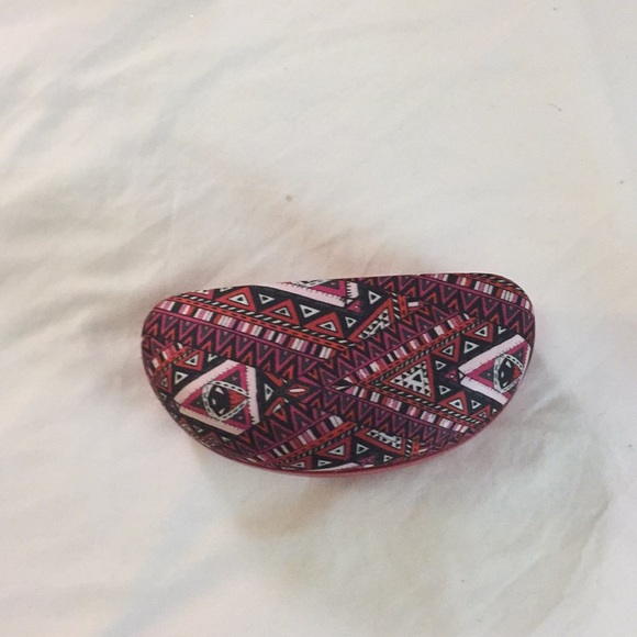 NEW Heavyweight Eyeglass Case Red print design - Picture 6 of 6